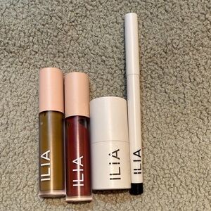 ILIA - 2 liquid eyeshadows, 1 multi use stick, 1 eyeliner - new!